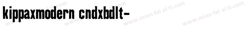kippaxmodern cndxbdlt字体转换